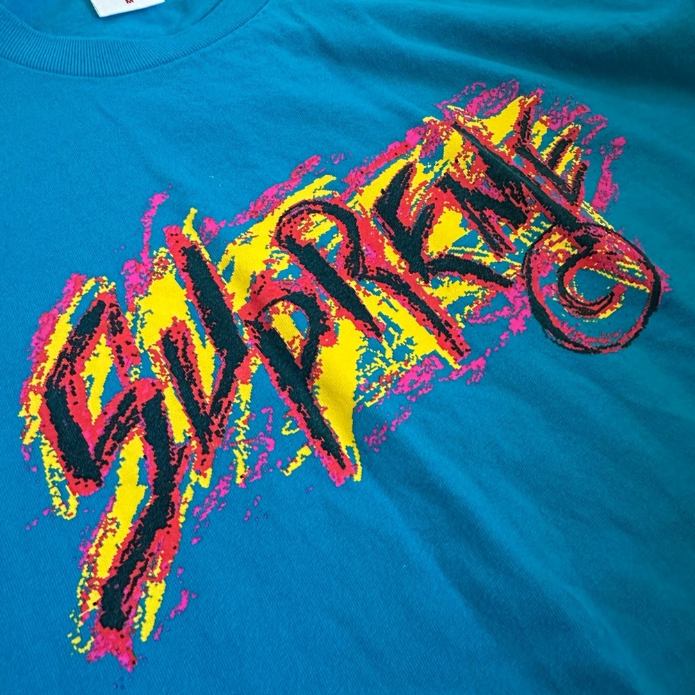 Supreme Teal Cotton Tee